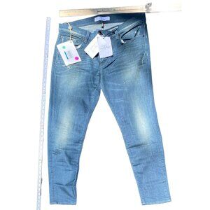 Dirty‎ Paint Women's Jeans 30 NWT Dark Wash Distressed Skinny Fit